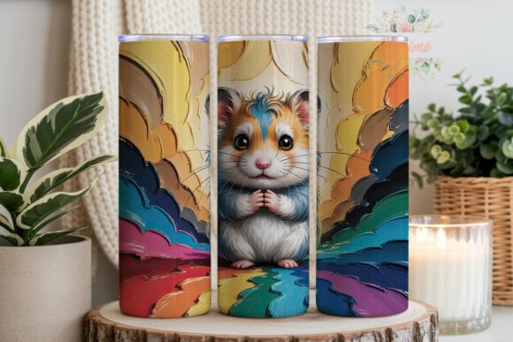 Download Whimsical Animal Art Painting Tumbler - Anima Collection