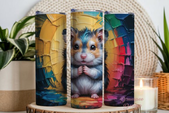 Download Whimsical Animal Art Painting Tumbler - Anima Collection