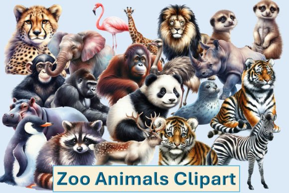Download Zoo Animals Clipart PNGs - Anima Collection