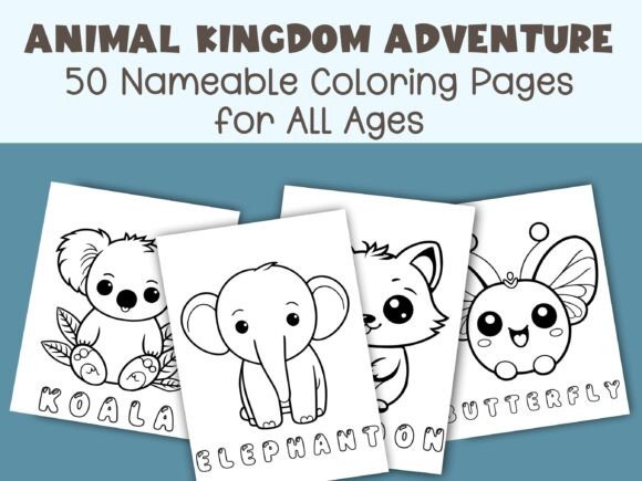 Download Animal Coloring Book for Children - Anima Collection