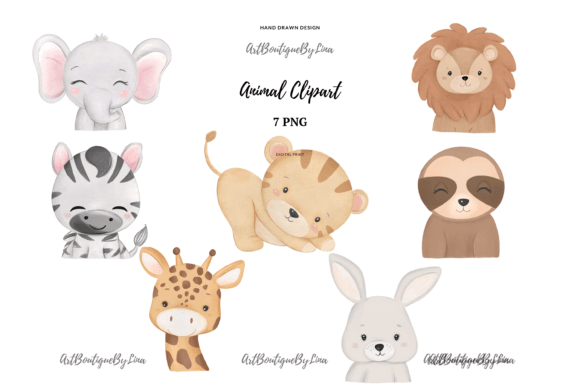 Download Baby Animal Clipart Bundle - Anima Collection